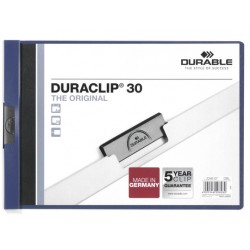 DURACLIP  Folder 2246 A4, (30) LANDSCAPE D/BLUE 